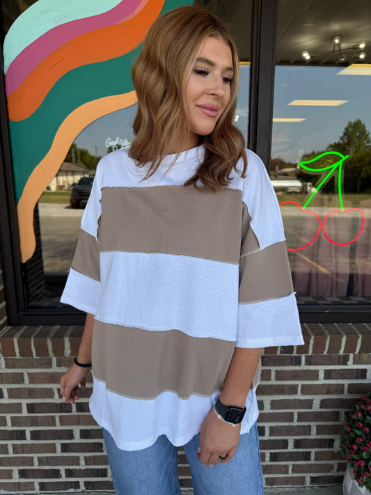 Kat Color Block Top
