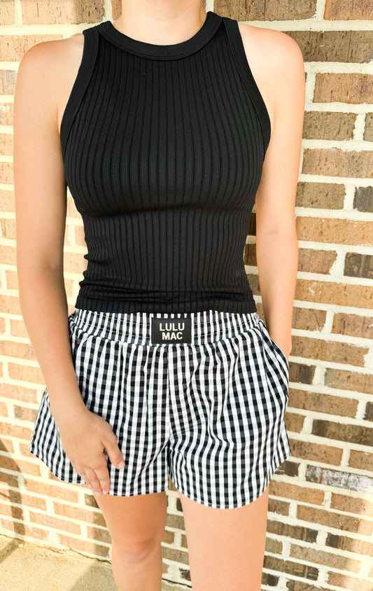 Pepper Gingham Boxer Shorts