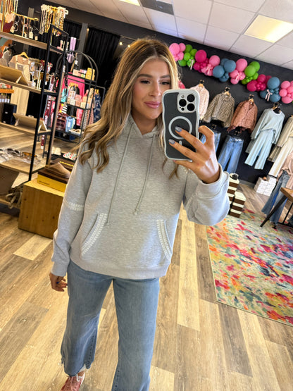 Lane Lace Detailed Hoodie