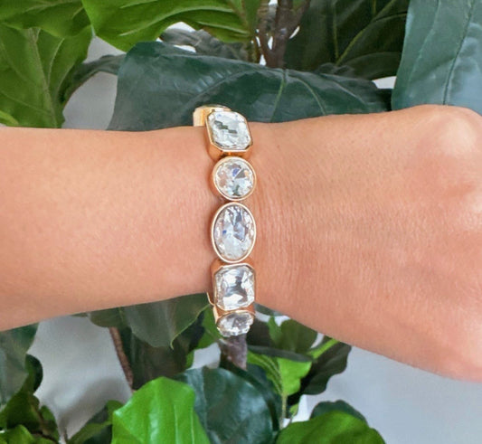 Golden Glow Stretch Bracelet