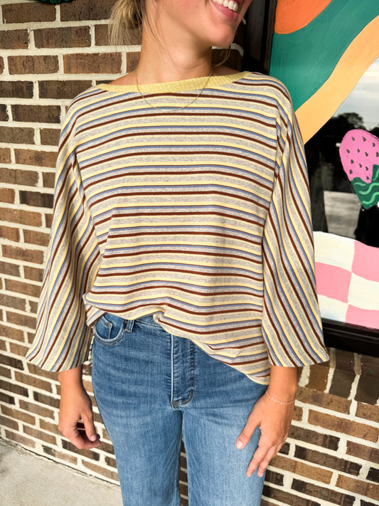 Dally Dolman Sleeve Knit Sweater