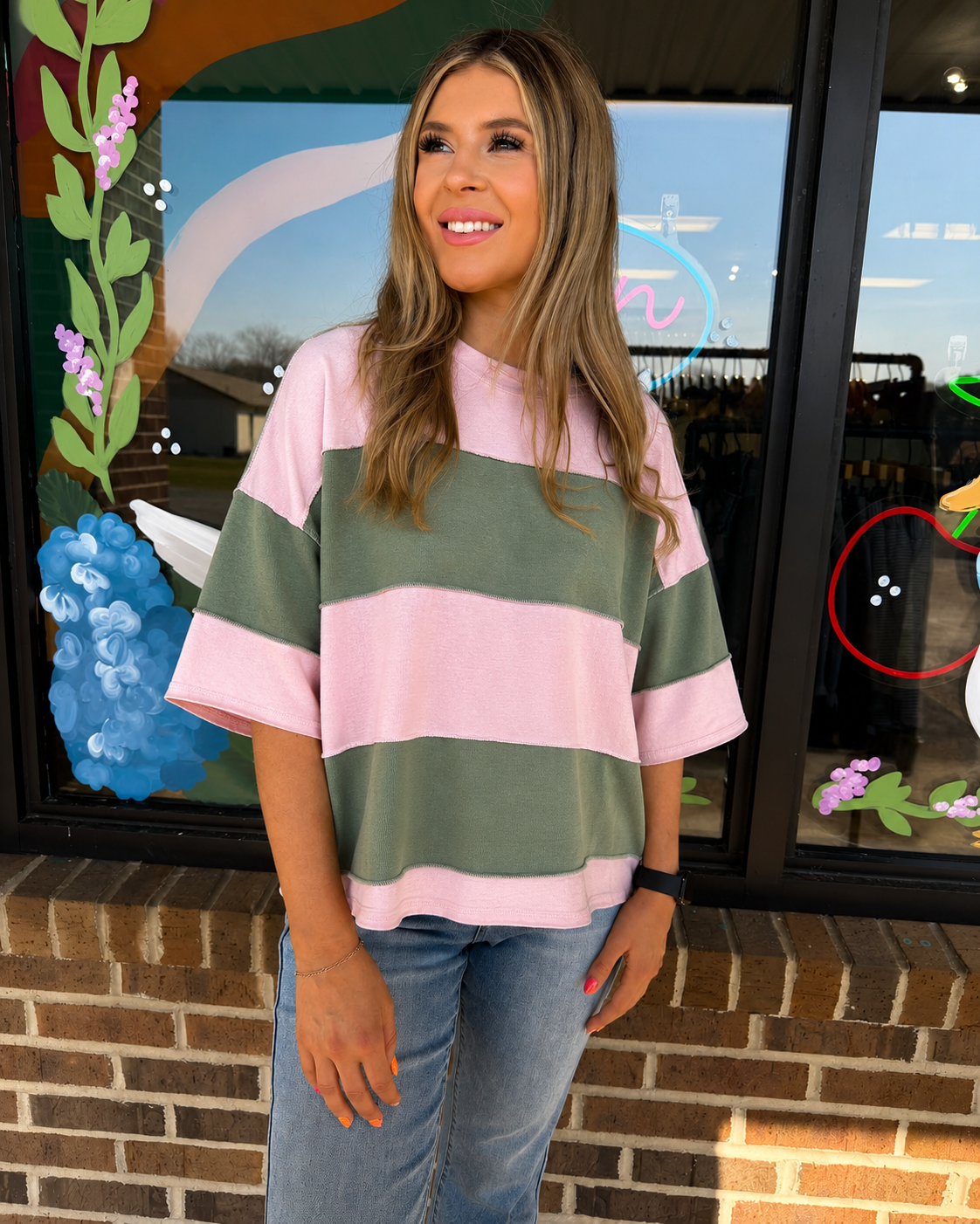 Casey Colorblock Top