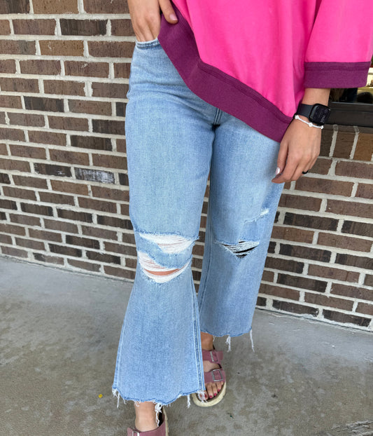 Walker High Rise Wide Leg Jeans