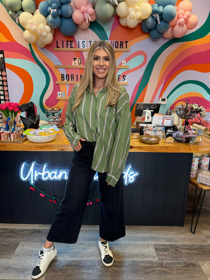 Emma Oversized Button Up Top