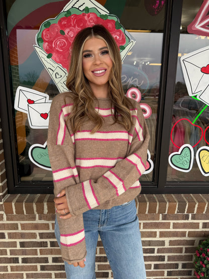 Brielle Striped Sweater