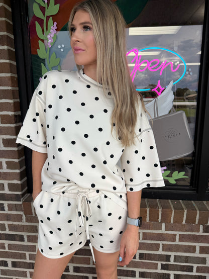 Penny Polka Dot Shorts Set