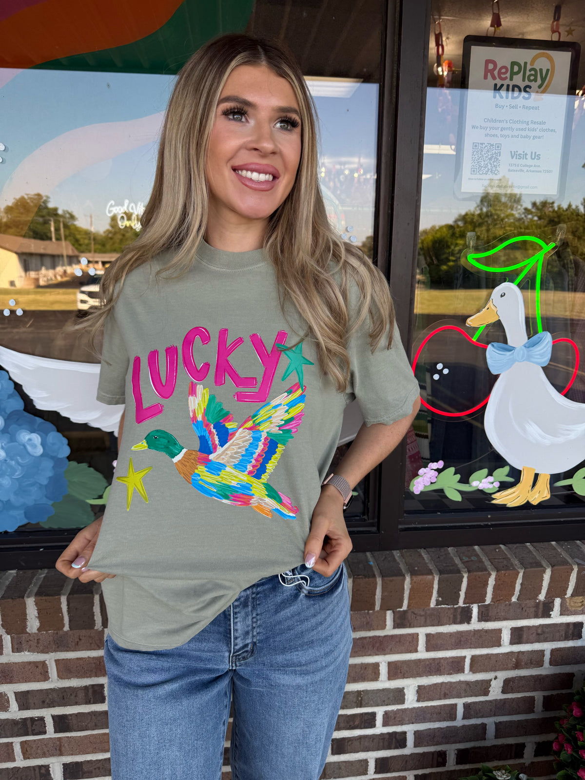 Lucky Duck Graphic Tee