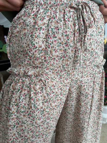 Jen Floral Wide Leg Pants