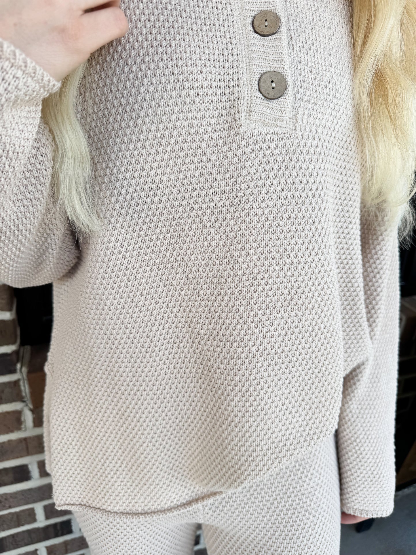 Whitten Waffle Knit Set