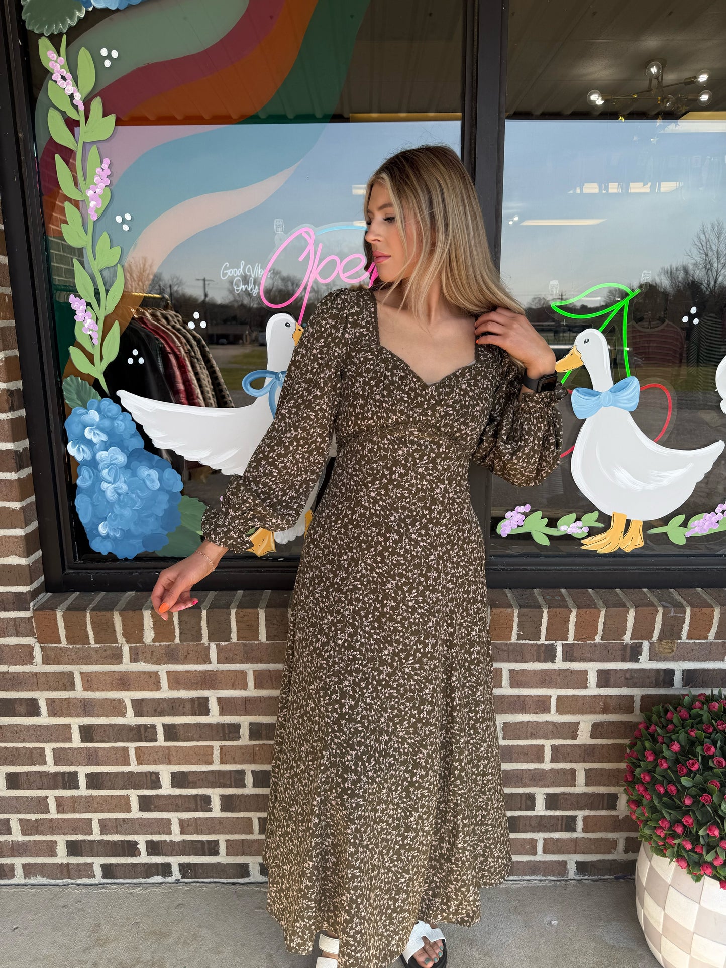 Candra Floral Maxi Dress