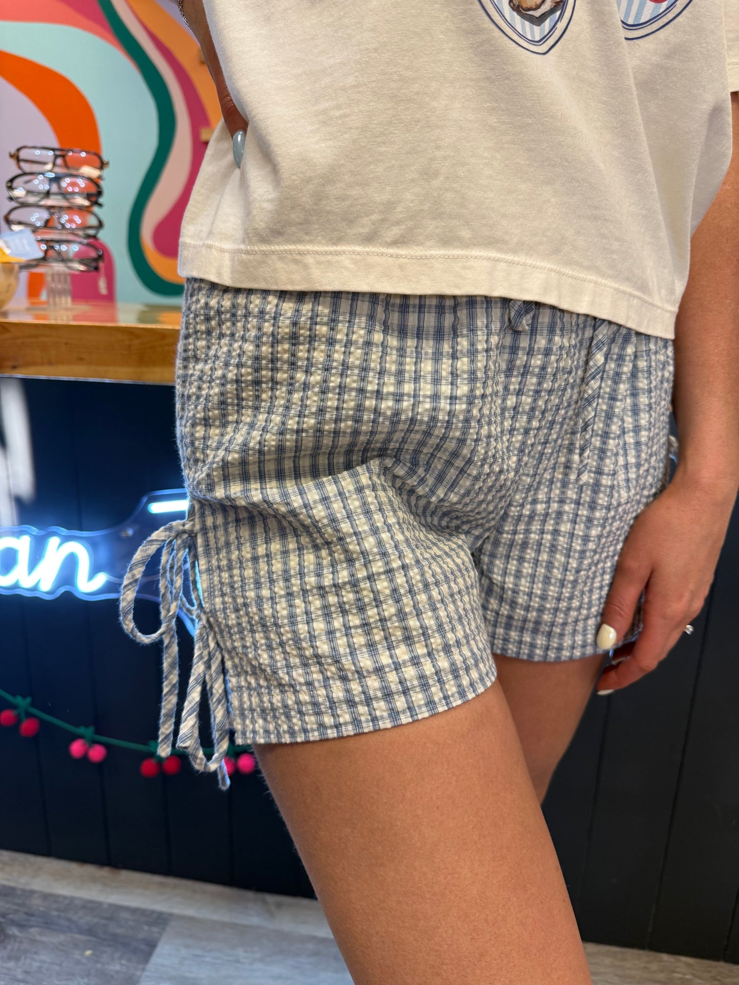 Terra Side-Tie Boxer Shorts