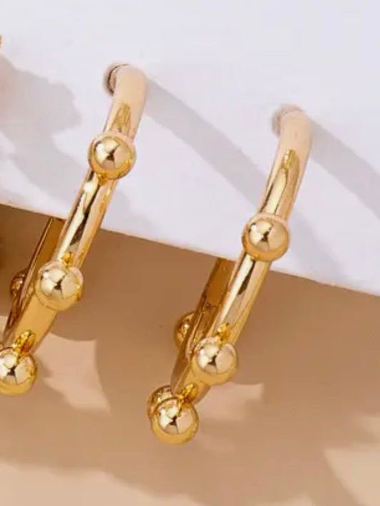 All Fun Gold Earrings