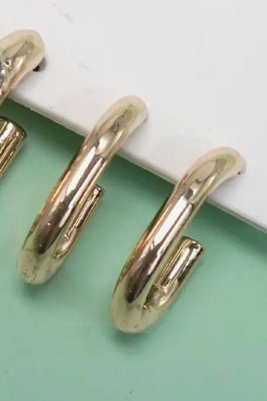 Staple Gold Hoop Earrings