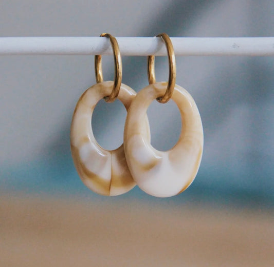 Amber Drop Earrings