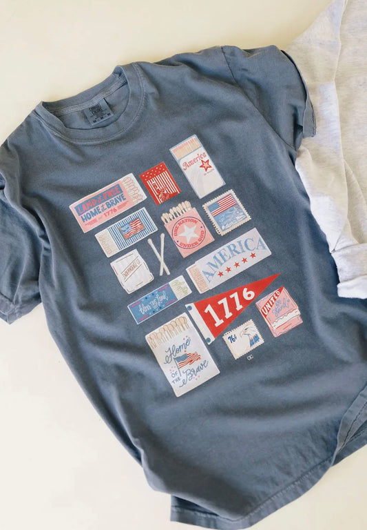 Let Freedom Ring Matchbox Graphic Tee (Plus Size Available)