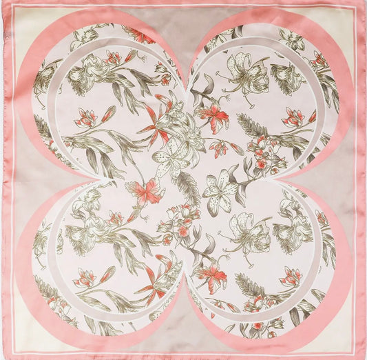 Wildflowers Bandana Silk Scarf