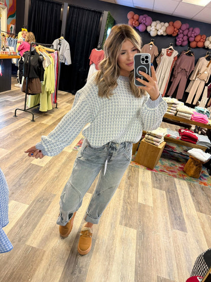 Tressie Two Tone Chunky Sweater