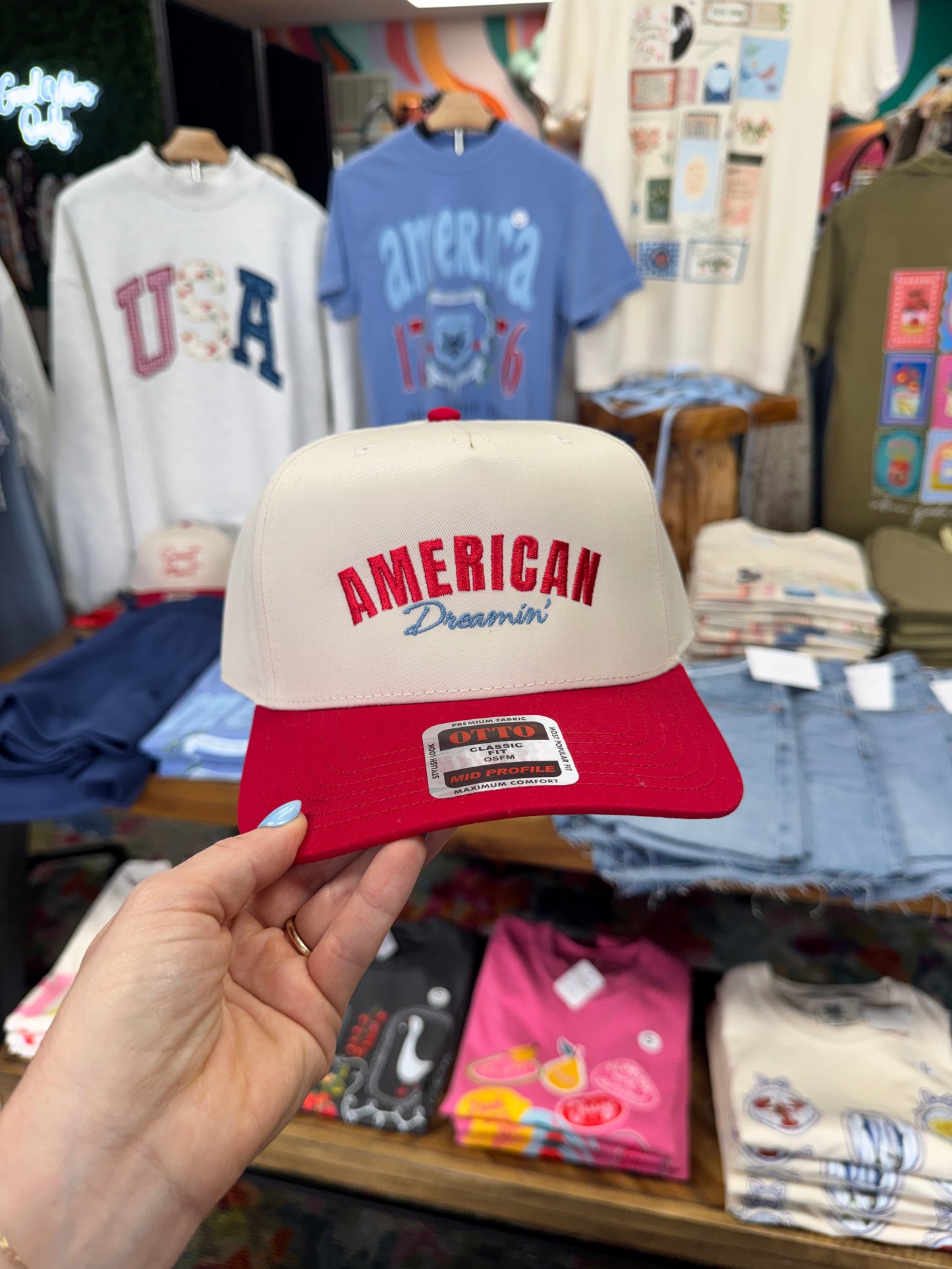 American Dreamin’ Embroidered Hat