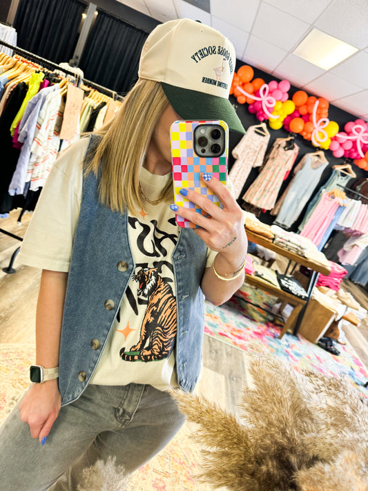 Demi Denim Vest
